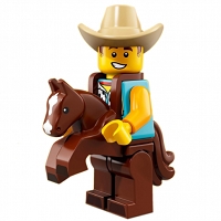 LEGO<sup>&reg;</sup> Collectible Minifigures: 71021 71021-15 Cowboy Costume Guy NEW